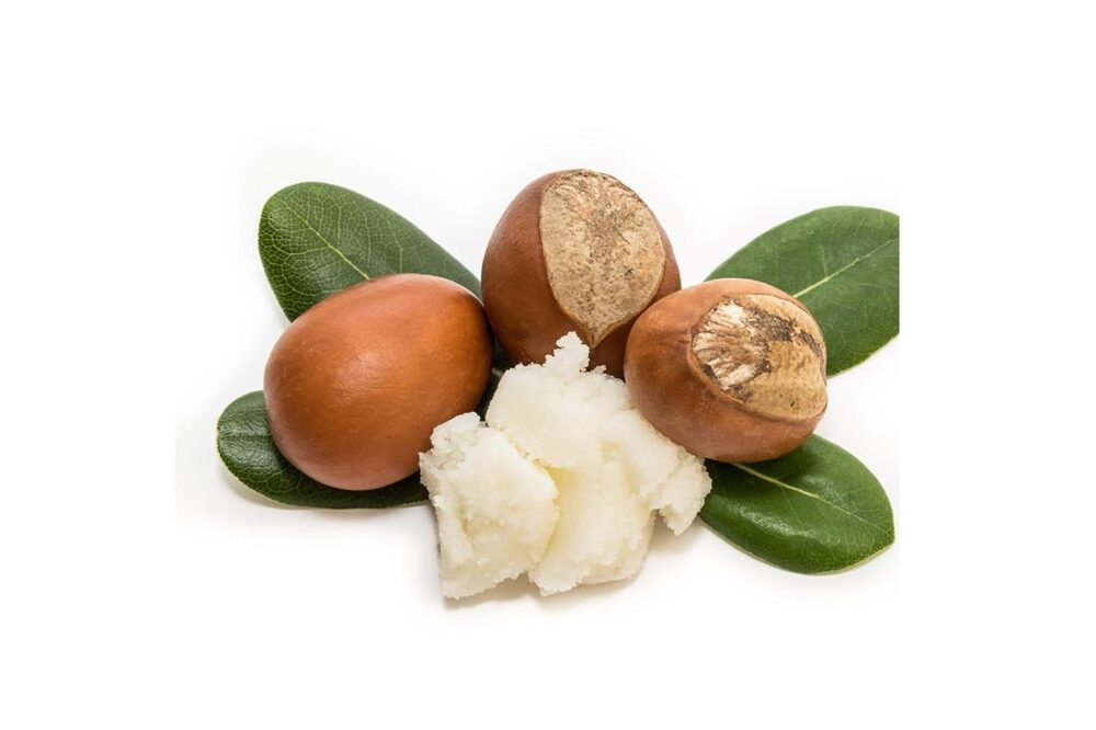 Shea nuts and raw shea butter